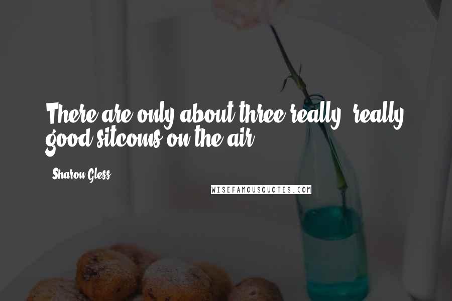 Sharon Gless Quotes: There are only about three really, really good sitcoms on the air.