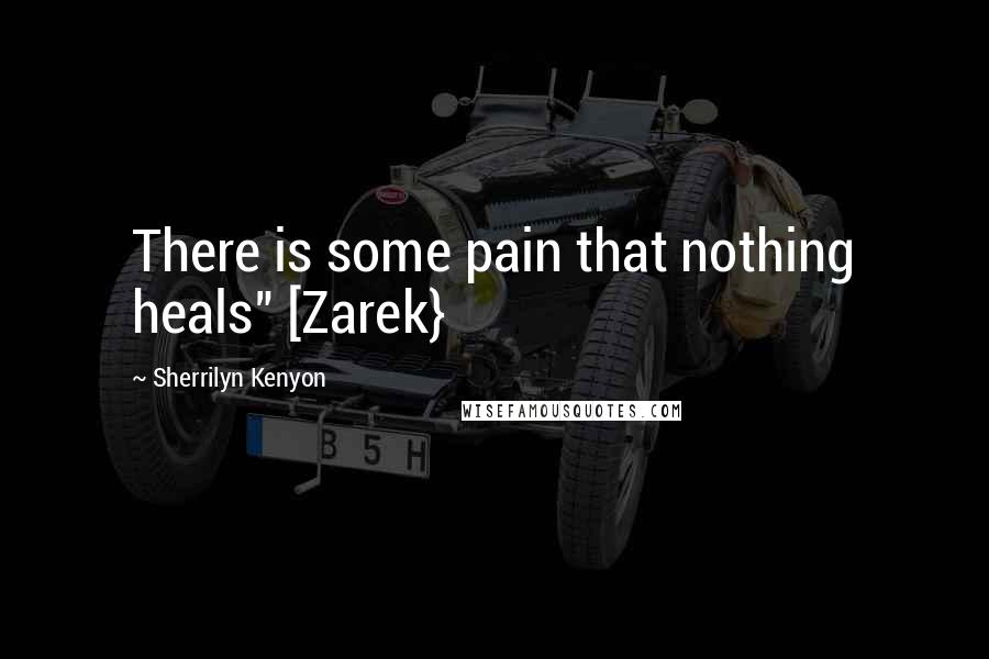 Sherrilyn Kenyon Quotes: There is some pain that nothing heals" [Zarek}