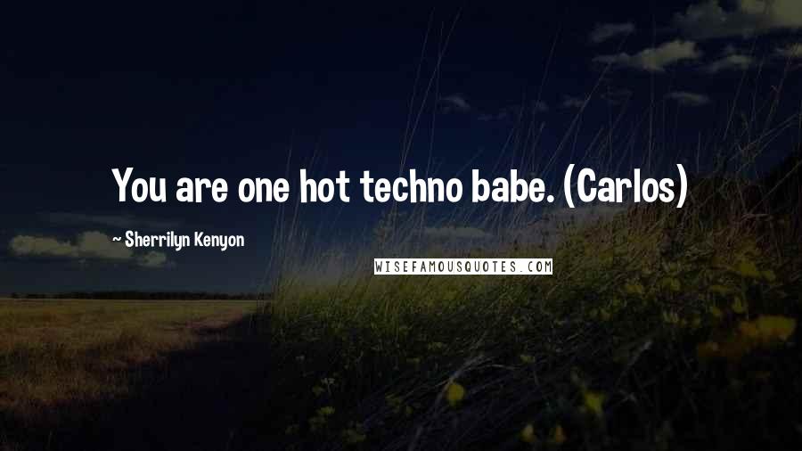 Sherrilyn Kenyon Quotes: You are one hot techno babe. (Carlos)