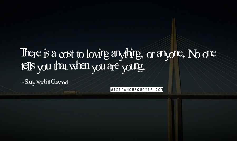 Shuly Xochitl Cawood Quotes: There is a cost to loving anything, or anyone. No one tells you that when you are young.