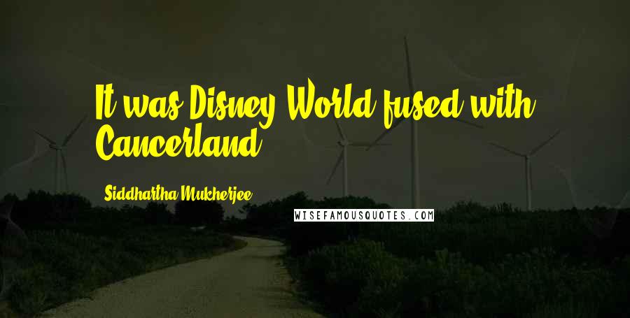 Siddhartha Mukherjee Quotes: It was Disney World fused with Cancerland.