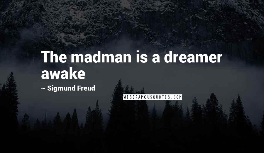 Sigmund Freud Quotes: The madman is a dreamer awake