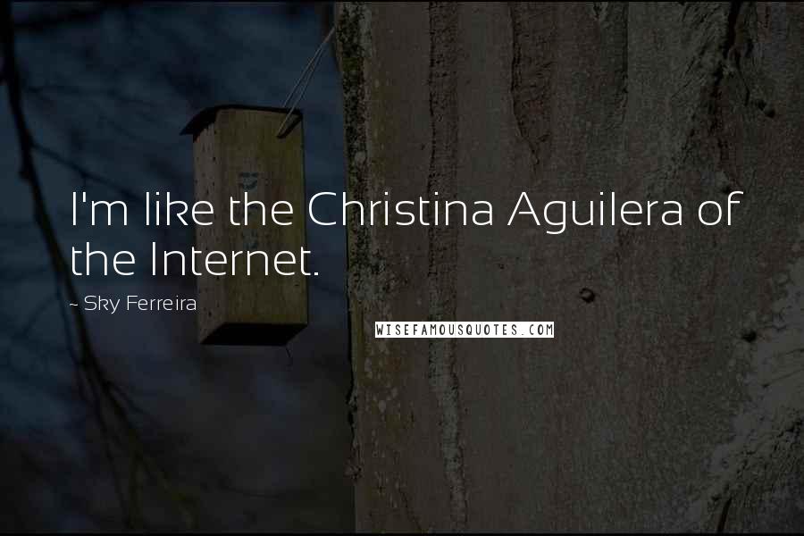 Sky Ferreira Quotes: I'm like the Christina Aguilera of the Internet.