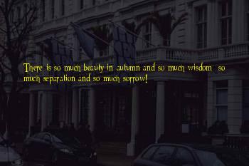 Beauty In Sorrow Quotes