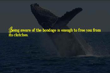 Being Free From Bondage Quotes