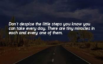 Despise Not The Day Of Small Quotes
