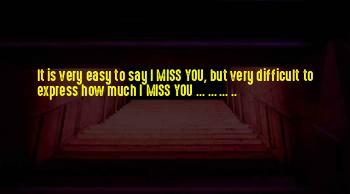 How To Say I Miss You Quotes