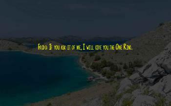 Lord Of The Rings The One Ring Quotes
