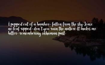 Nature Creation Quotes