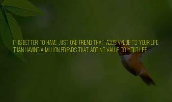 One In A Million Friendship Quotes