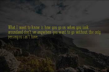 Only Person I Love Quotes