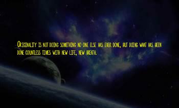Originality Life Quotes