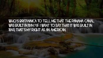 Panama's Quotes