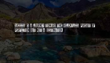 Relentless Pursuit Of Perfection Quotes