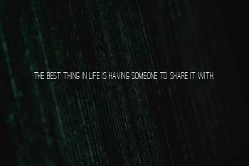 Sharing Life With Someone You Love Quotes