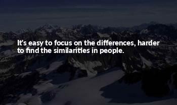 Similarities In People Quotes