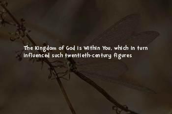 Tolstoy Kingdom Of God Quotes