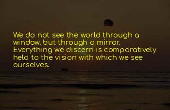 We But Mirror The World Quotes