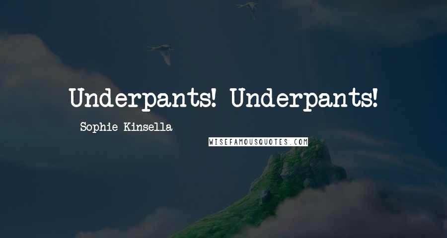 Sophie Kinsella Quotes: Underpants! Underpants!