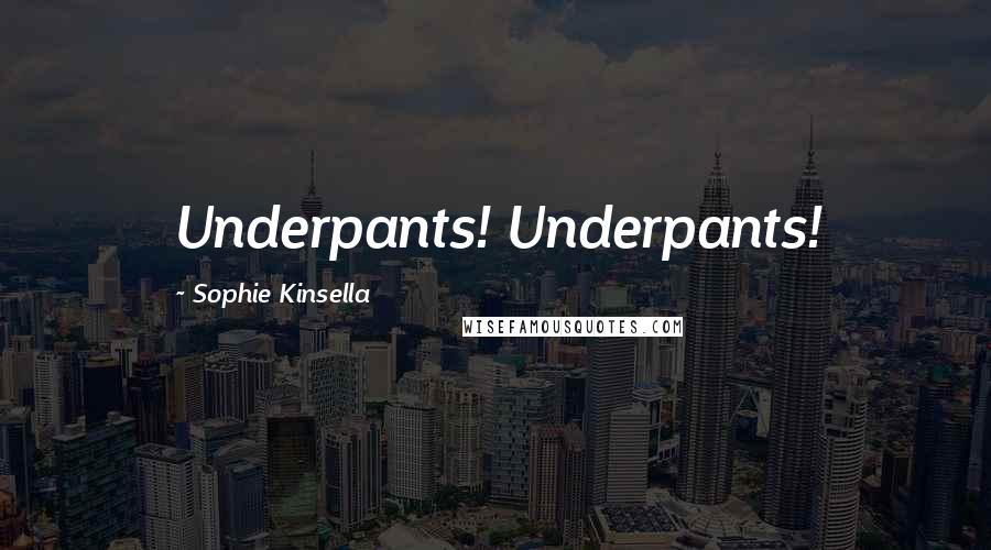 Sophie Kinsella Quotes: Underpants! Underpants!
