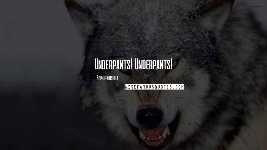 Sophie Kinsella Quotes: Underpants! Underpants!