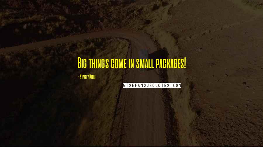 Stacey King Quotes: Big things come in small packages!