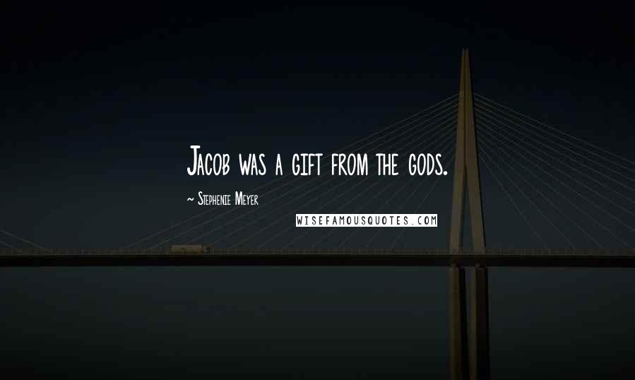 Stephenie Meyer Quotes: Jacob was a gift from the gods.