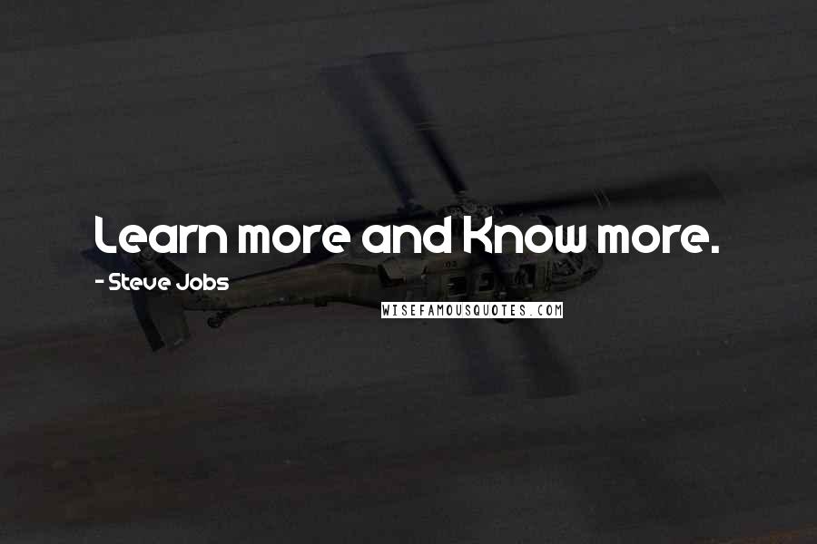 Steve Jobs Quotes: Learn more and Know more.