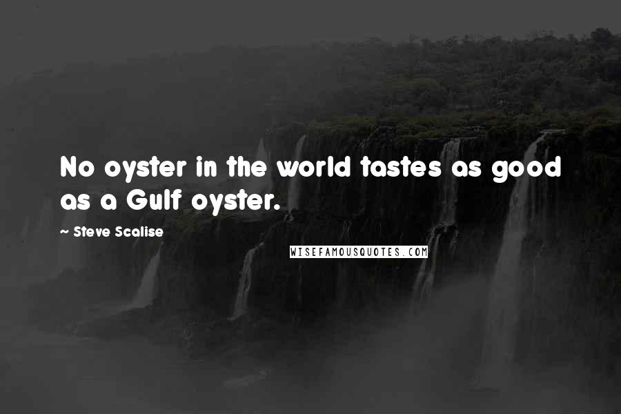 Steve Scalise Quotes: No oyster in the world tastes as good as a Gulf oyster.
