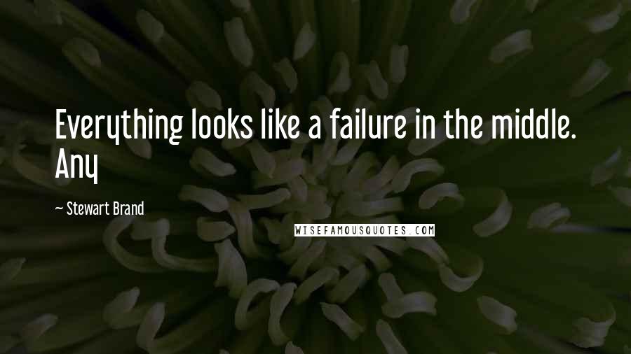 Stewart Brand Quotes: Everything looks like a failure in the middle. Any