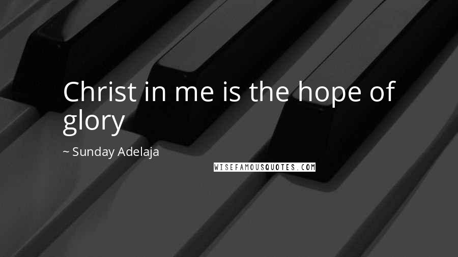 Sunday Adelaja Quotes: Christ in me is the hope of glory