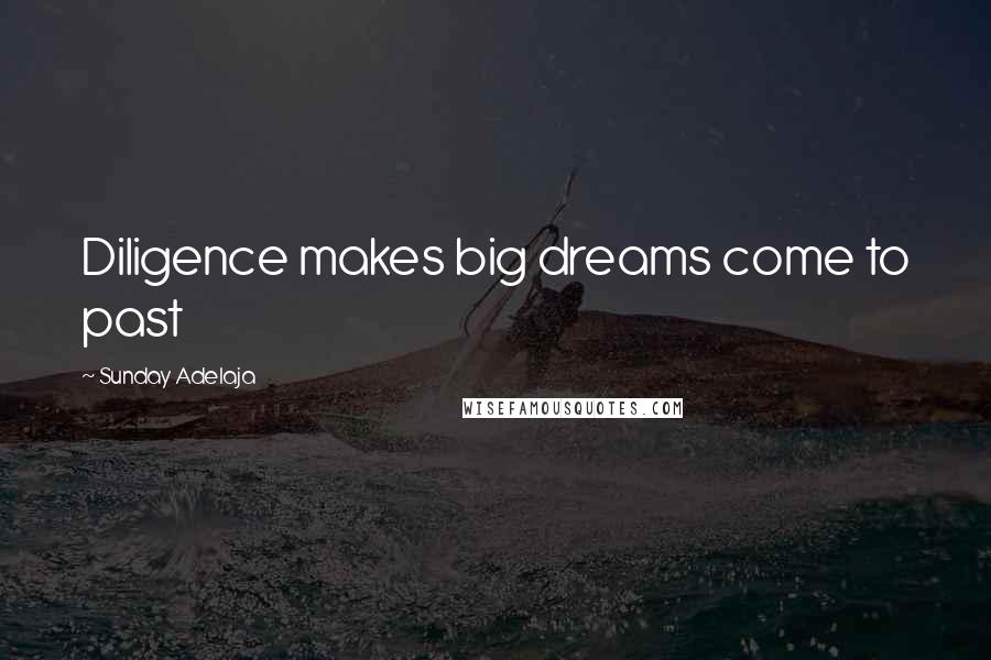 Sunday Adelaja Quotes: Diligence makes big dreams come to past