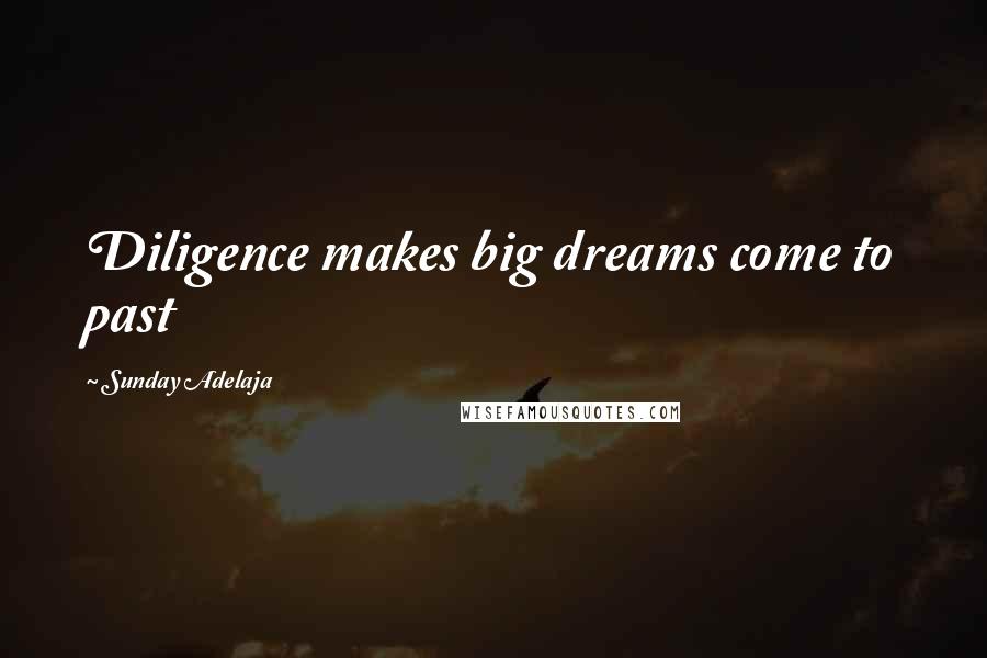 Sunday Adelaja Quotes: Diligence makes big dreams come to past