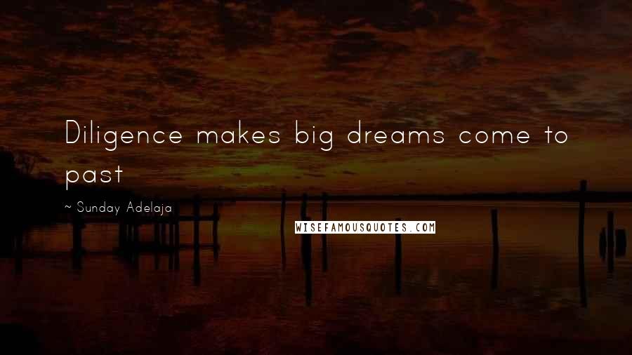 Sunday Adelaja Quotes: Diligence makes big dreams come to past