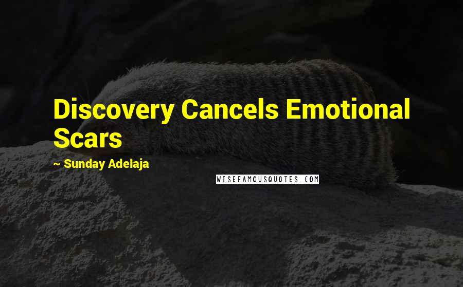 Sunday Adelaja Quotes: Discovery Cancels Emotional Scars