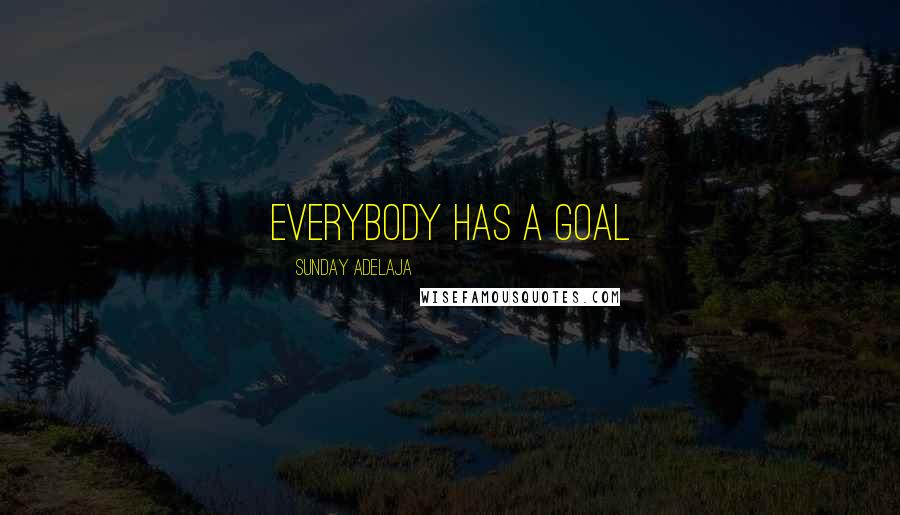 Sunday Adelaja Quotes: Everybody has a goal