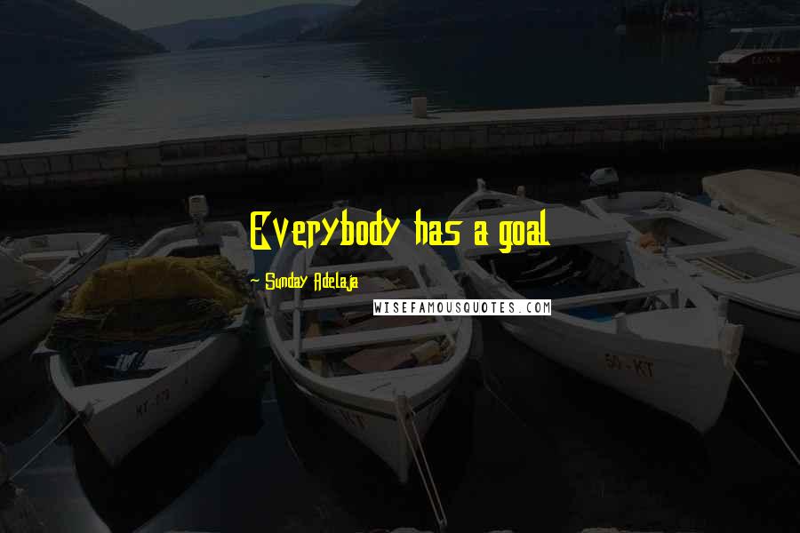 Sunday Adelaja Quotes: Everybody has a goal