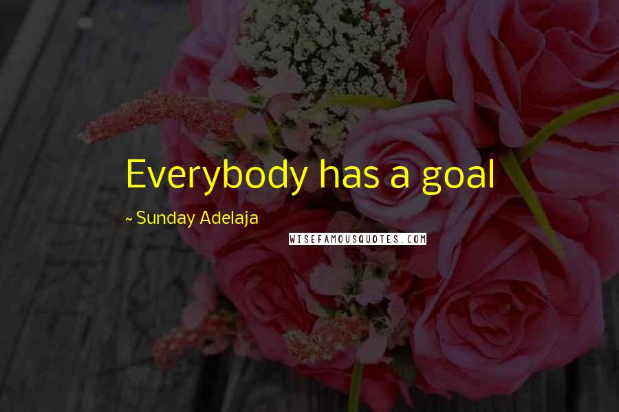 Sunday Adelaja Quotes: Everybody has a goal