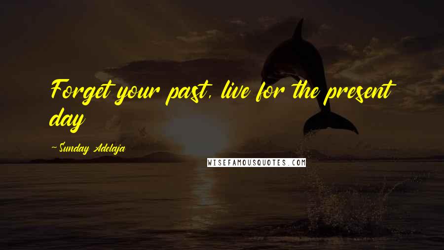 Sunday Adelaja Quotes: Forget your past, live for the present day