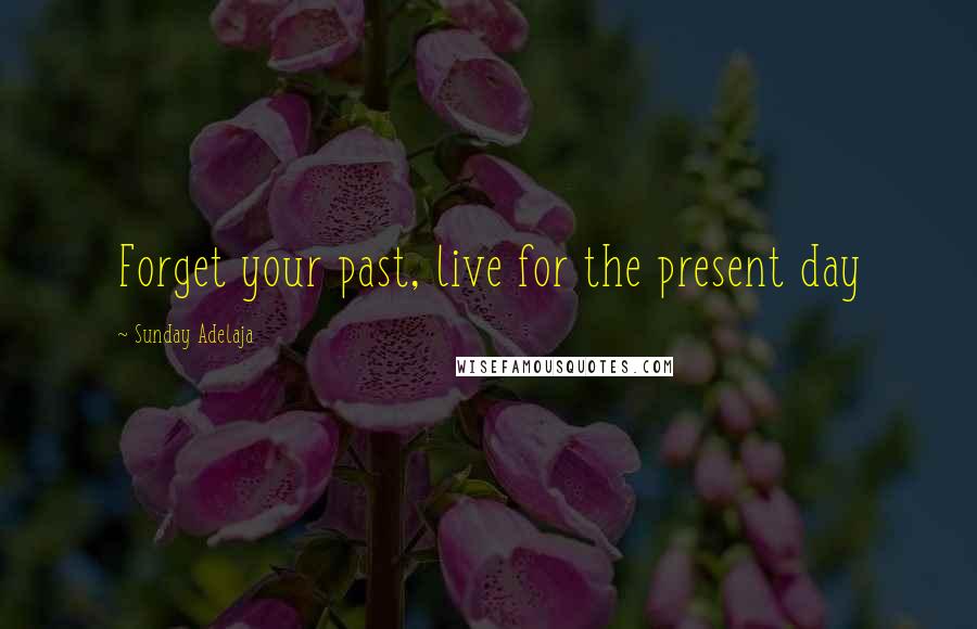 Sunday Adelaja Quotes: Forget your past, live for the present day