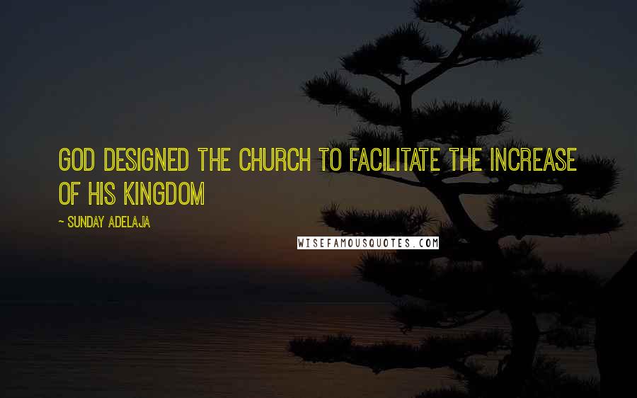 Sunday Adelaja Quotes: God designed the church to facilitate the increase of his kingdom