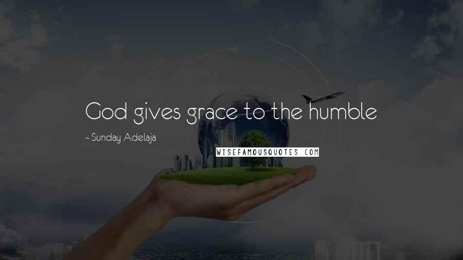 Sunday Adelaja Quotes: God gives grace to the humble