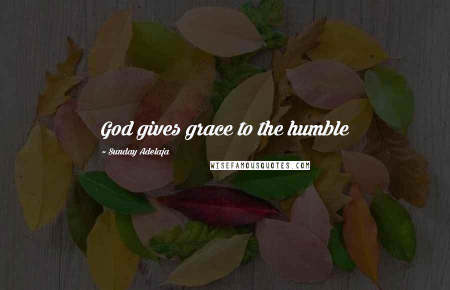 Sunday Adelaja Quotes: God gives grace to the humble