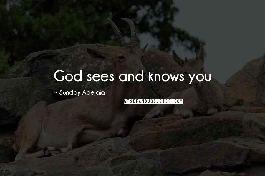 Sunday Adelaja Quotes: God sees and knows you