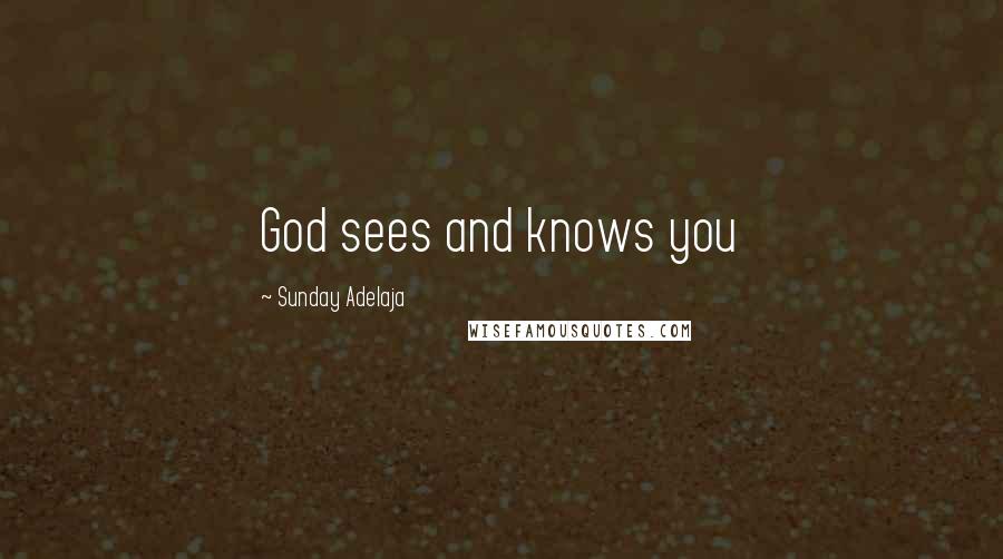 Sunday Adelaja Quotes: God sees and knows you