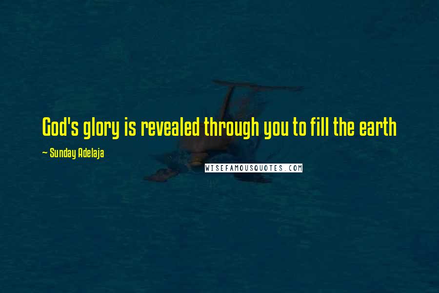 Sunday Adelaja Quotes: God's glory is revealed through you to fill the earth
