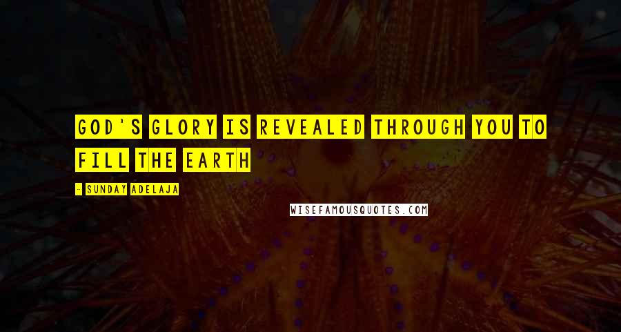 Sunday Adelaja Quotes: God's glory is revealed through you to fill the earth