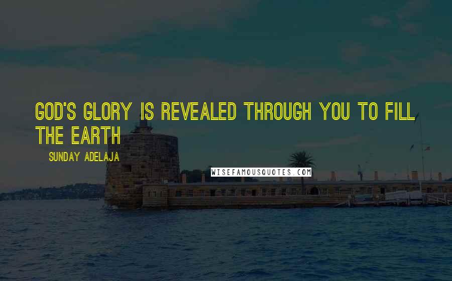 Sunday Adelaja Quotes: God's glory is revealed through you to fill the earth
