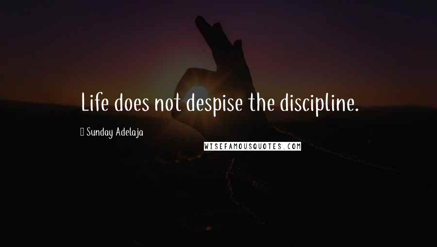 Sunday Adelaja Quotes: Life does not despise the discipline.