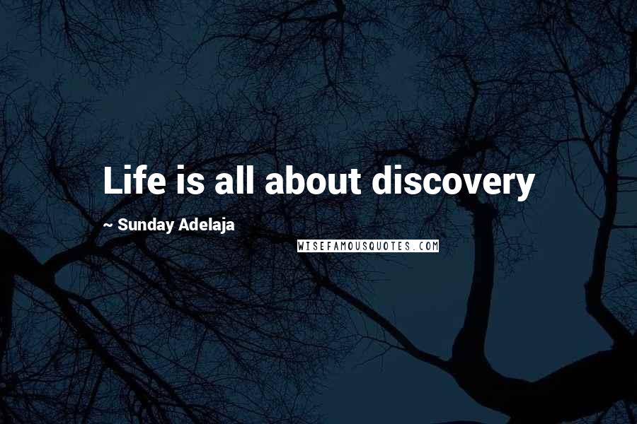 Sunday Adelaja Quotes: Life is all about discovery